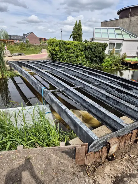 Conservering van stalen liggers Boskoop