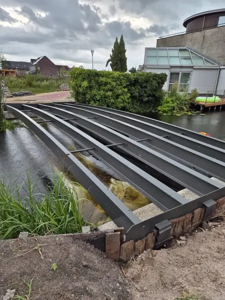 Conservering van stalen liggers Boskoop